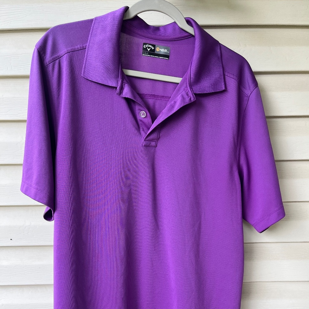 Callaway mens opti-dri polo size L
